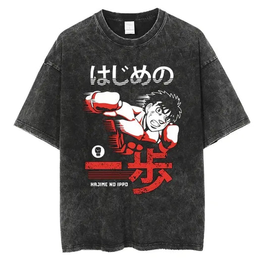 Camiseta Vintage de Anime